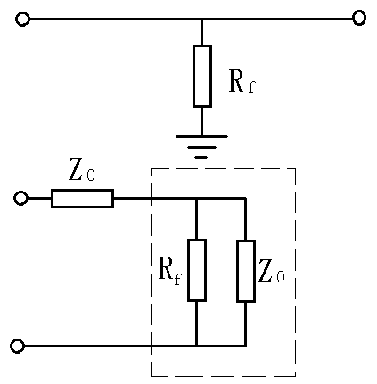 電纜低阻故障點等效電路 電纜低阻故障點等效電路