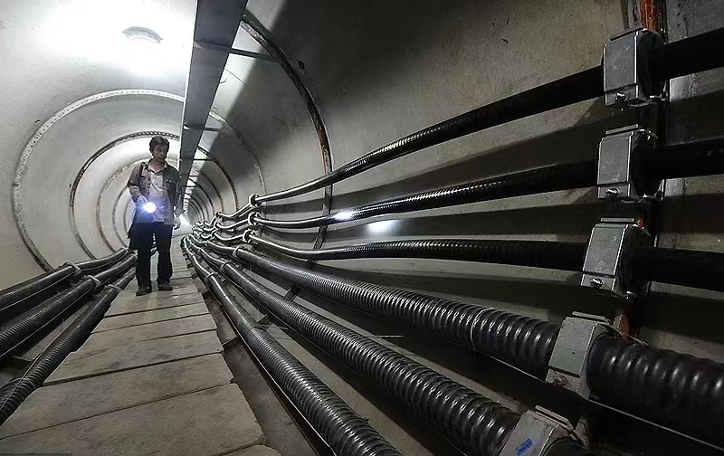 電纜檢測(cè)工作現(xiàn)場(chǎng)